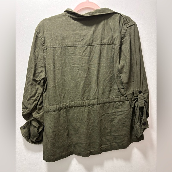 Sanctuary Explorer Linen Drawstring Utility Jacket - Picture 3 of 6